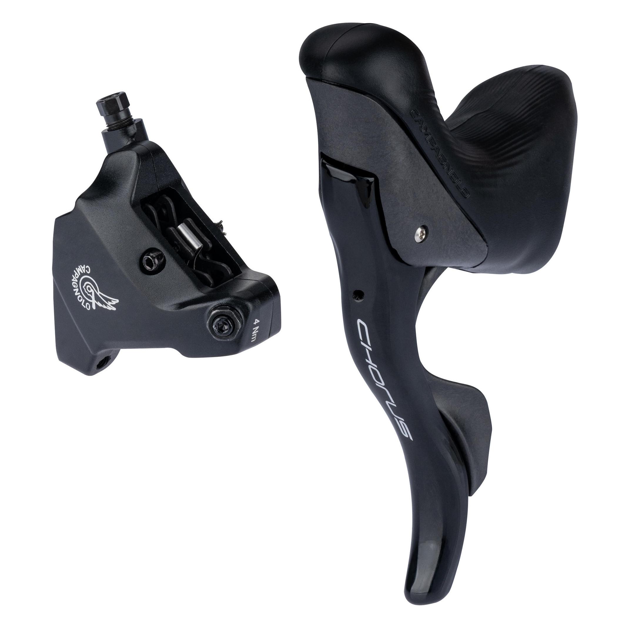 Campagnolo Unisex - Erwachsene Chorus 12s Scheibenbremse, Schwarz, Einheitsgrösse (Vorne + Hinten, Bremshebel, Bremssattel) (EP21-CHD12LR6)