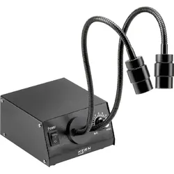 Kern, Mikroskop Zubehör, Doppel-Schwanenhals-Beleuchtung 6W LED 5600-6300 K Farbtemperatur: 5600 - 6300 K