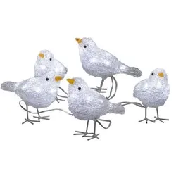 Konstsmide LED Acryl Vögel - transparent
