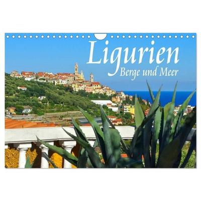 Ligurien - Berge und Meer (Wandkalender 2027 DIN A4 quer), CALVENDO Monatskalender
