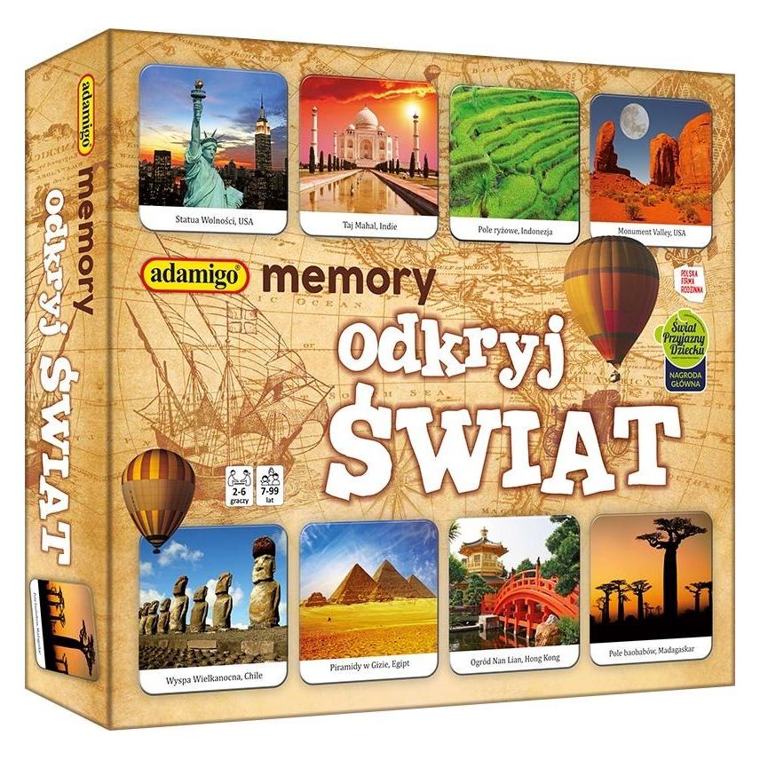 Adamigo Gra Memory Odkrywaj świat (7349)