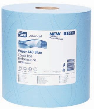 Tork Premium Mehrzwecktuch 510 blau Kombi-Rolle