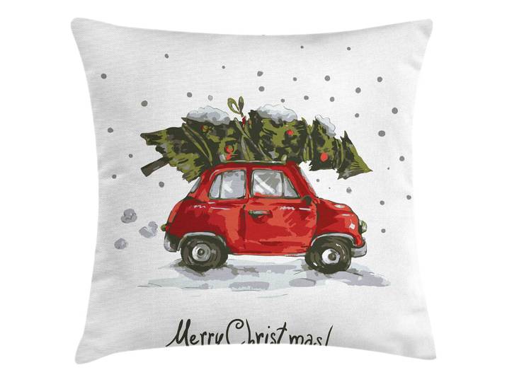 Kissenbezug Retro-Auto Multicolor 45 x 45cm Microfaser