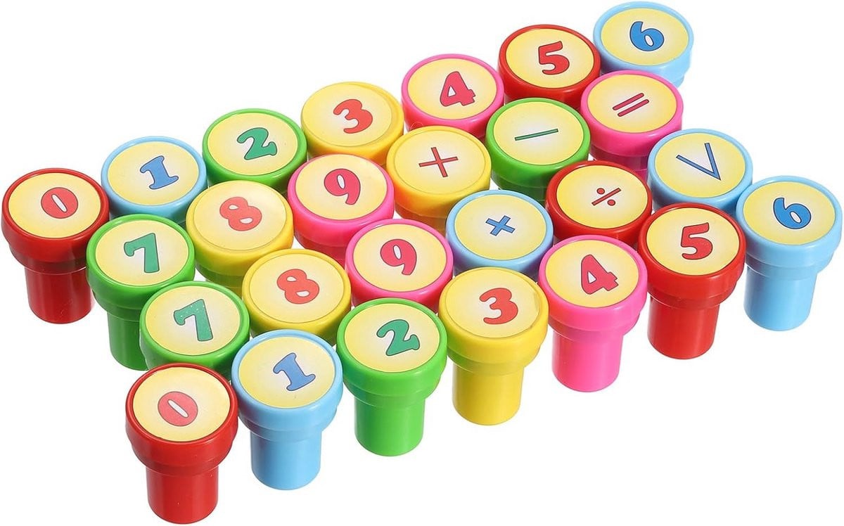 Stempelset met zelfinktende cijfers 0 tot 9 voor scrapbooking en DIY-projecten