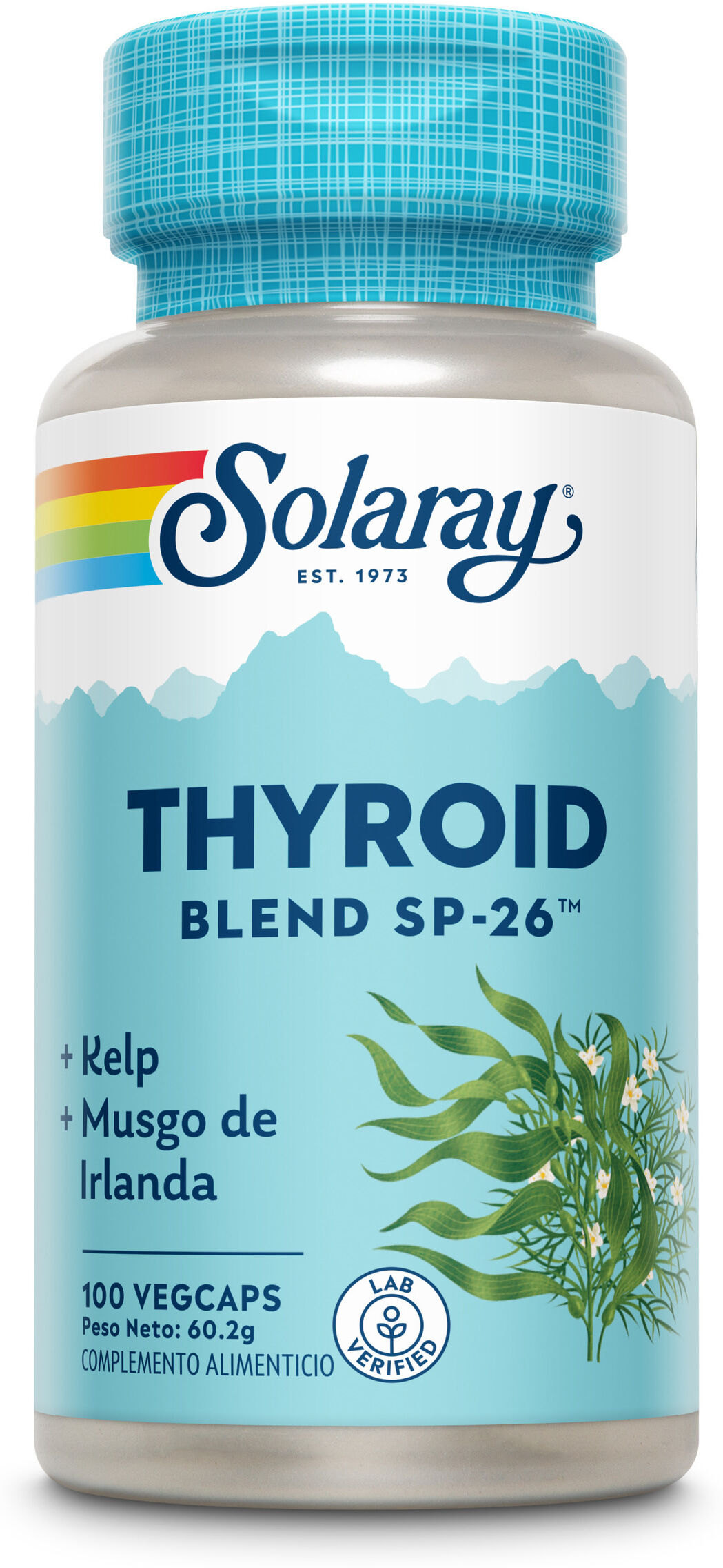 Solaray Thyroid Blend 100 Cápsulas 100 Unidades