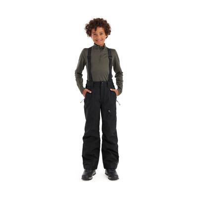 Skihose KILLTEC "Boys Skihose 242", Jungen, Gr. 128, Normalgrößen, schwarz, Obermaterial: 100% Polyester.Futter: 100% Polyester.Füllung: 100% Polyester, Hosen Skihose, Wasserdichte Skihose mit abnehmbarem Latz und verstellbarem Bund