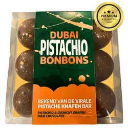 Viral Dubai Style Schokolade Pistachio Bonbons 180g MHD 01-04-2025