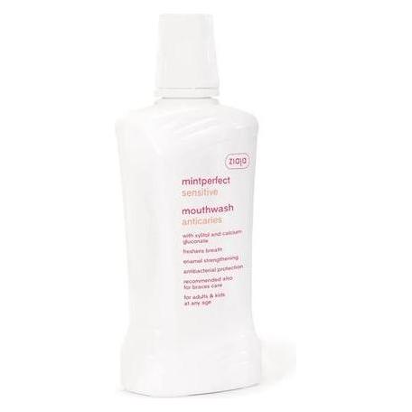 Ziaja Mintperfekt Sensitiv płyn stomatologiczny przeciwpróchniczy 500ml (500 ml, Mundspülung, Mundwasser) (5901887033875)