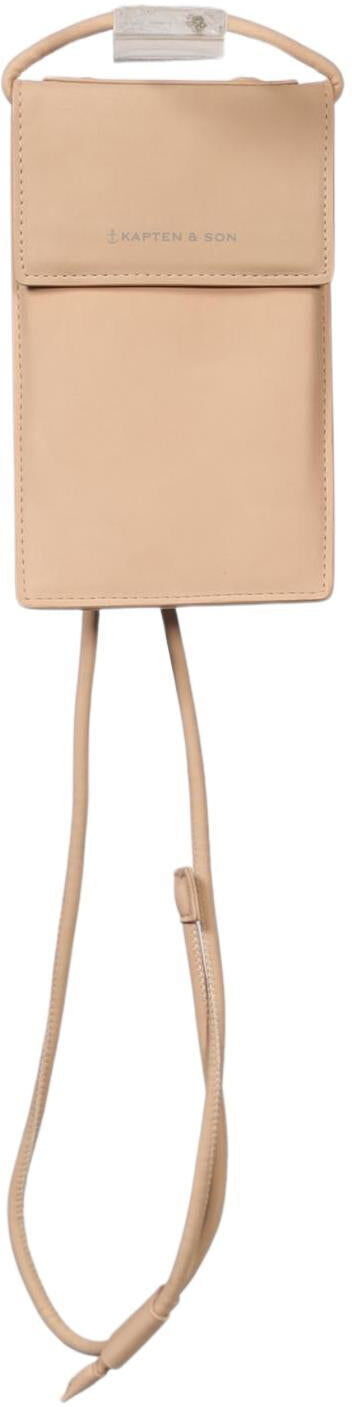 Kapten SON Damen Handtasche klein, Beige, Kunstleder - Second Hand