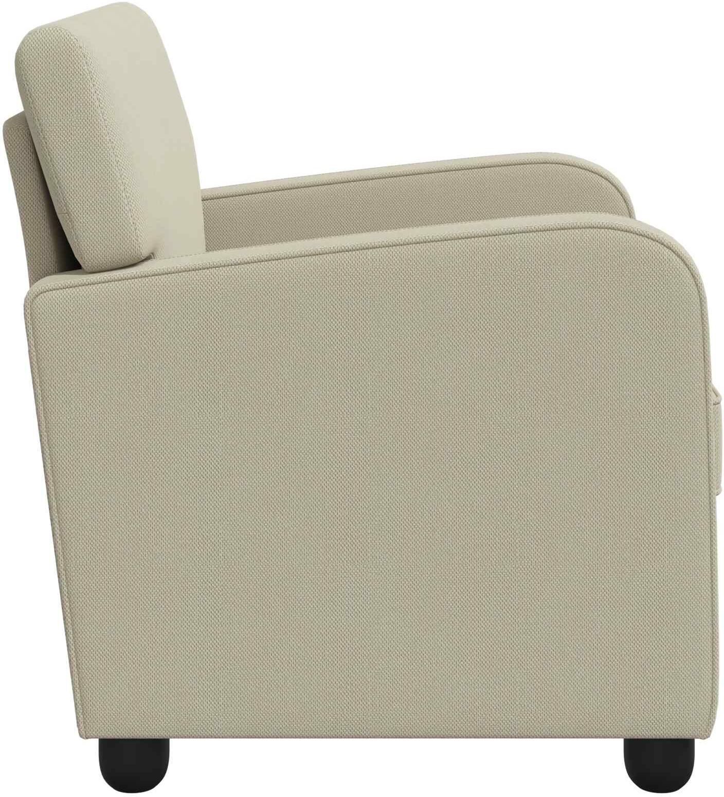 vidaXL Fauteuil Sable Velours