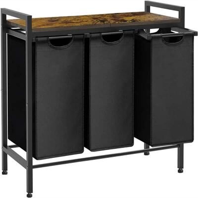 No Large Laundry Hamper Sorter with 3 Removable