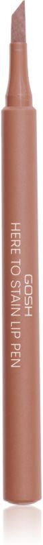 GOSH COPENHAGEN Here To Stain Lip Pen lip marker pen with long-lasting effect shade 004 Mocha Stain 1 ml