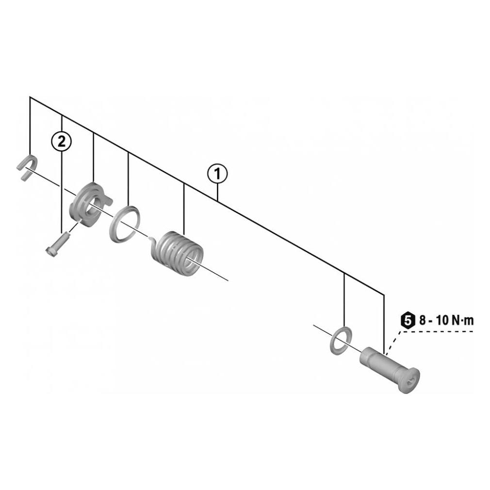 Shimano B-Achse Einheit für RD-R3000 (66448165)