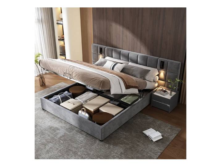 LVHOM Boxbett, einem verstellbaren Leselicht und USB-Ladeanschluss
