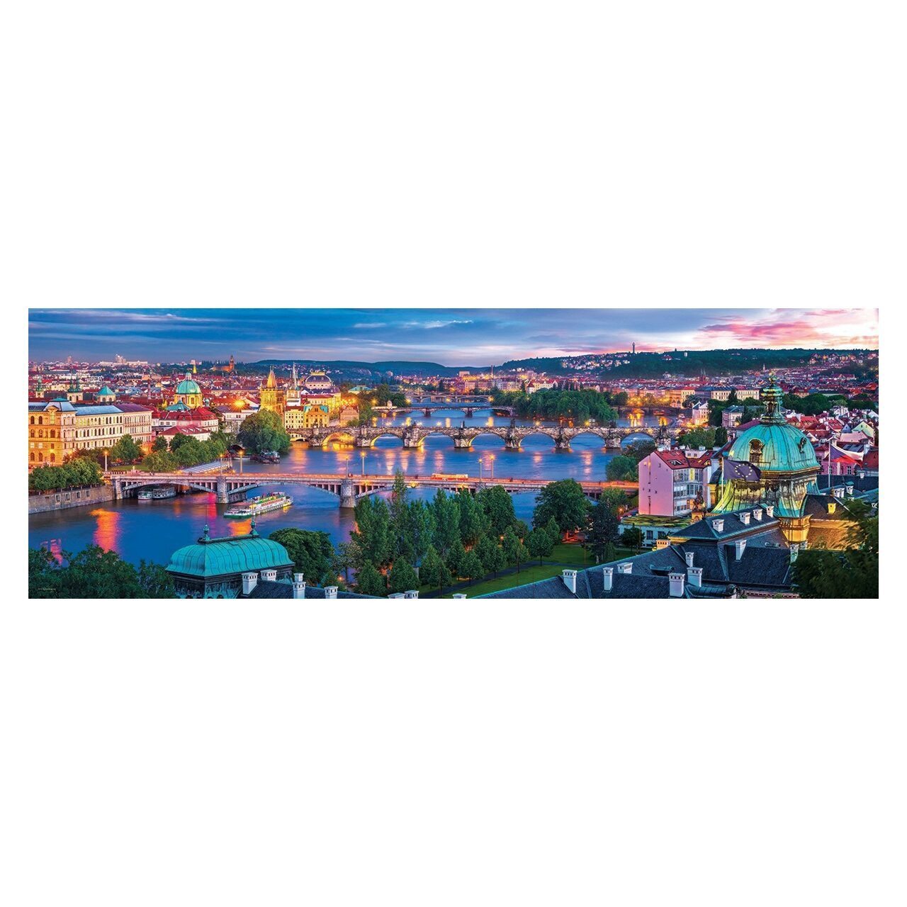 Eurographics Panorama Puzzel Praag Tsjechische Republiek 1000 stukjes