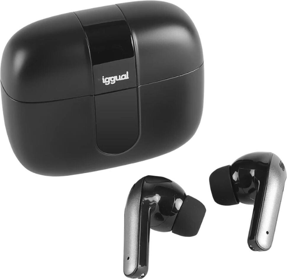 Iggual True Sound True Wireless Stereo TWS Koptelefoon met microfoon - Zwart