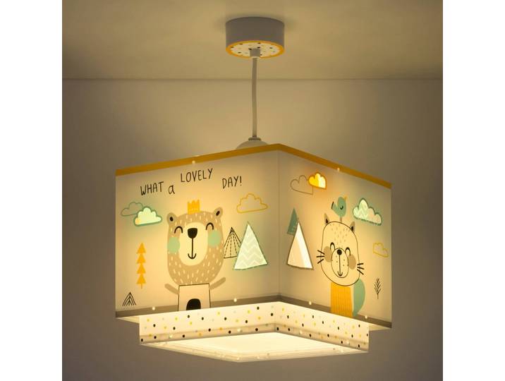 Dalber Hängeleuchte HELLO LITTLE, dimmbar, Multicolour, für Kinderzimmer, Kunststoff