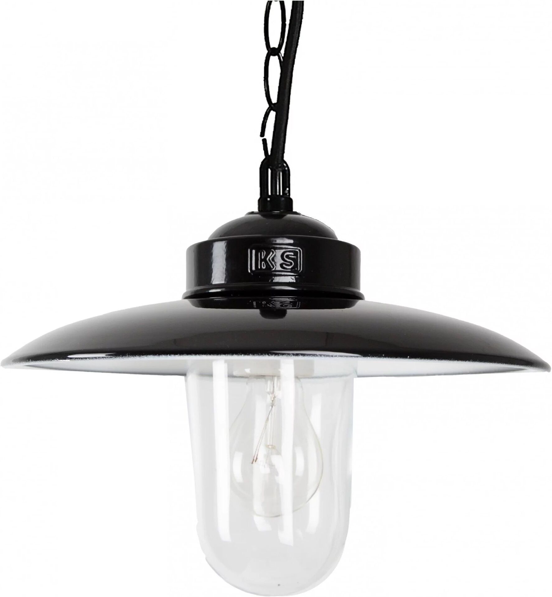KS Verlichting Hanglamp Solingen Zwart Aan Ketting