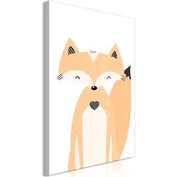 Artgeist, Bilder, Happy Fox (1 Part) Vertical (80 x 120 cm)