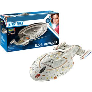 Revell Modellbausatz 04992 U.S.S. Voyager, 67 Teile, Level 4, ab 12 Jahre, Maßstab 1:670