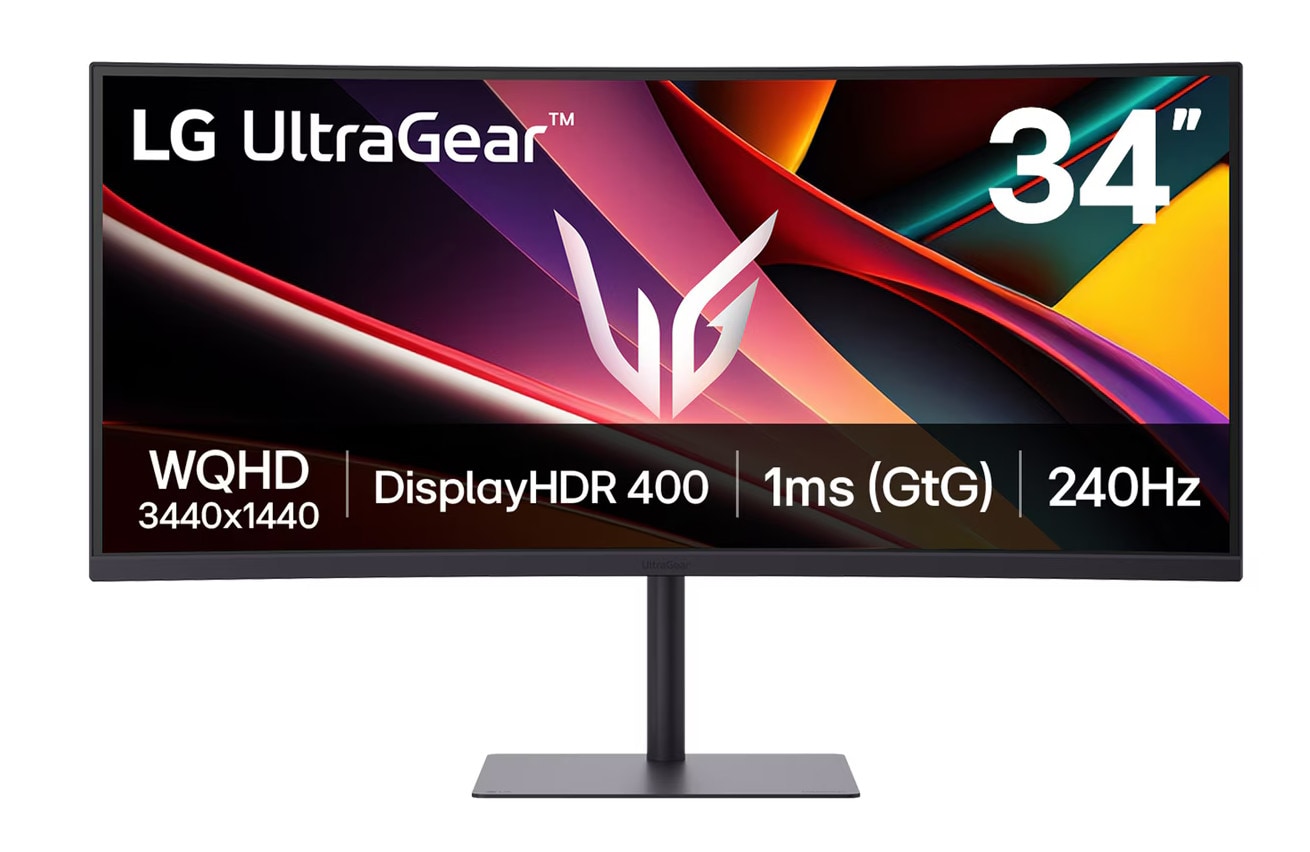 LG Electronics LG UltraGear 34G630A-B 34 Zoll UWQHD Curved VA LED 21:9 240 Hz Gaming Monitor 34G630A-B.AEUQ