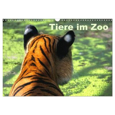 Tiere im Zoo (Wandkalender 2027 DIN A3 quer), CALVENDO Monatskalender