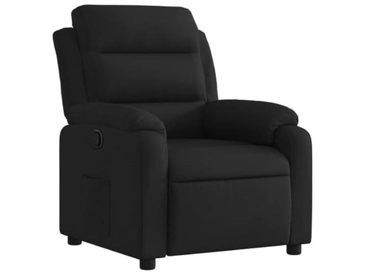 Heofavd Relaxsessel mit Liegefunktion Polstersessel Stoff Schwarz