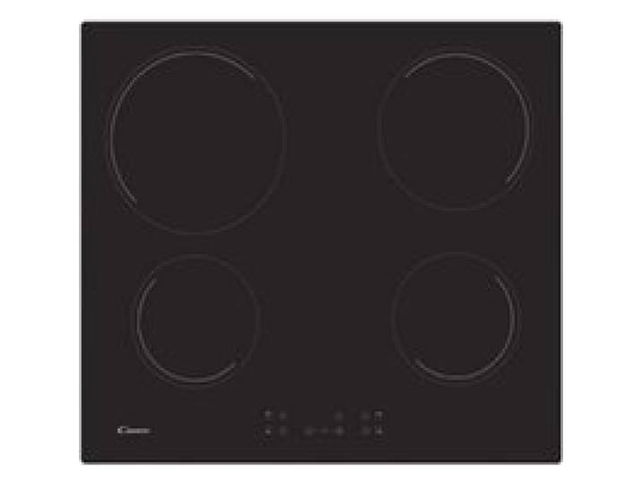 Table de cuisson vitrocéramique CANDY CC64CH - 4 zones - Sécurité enfant - Noir