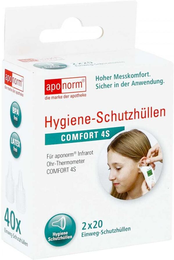Aponorm Fieberthermometer Ohr Comfort Schutzhüllen