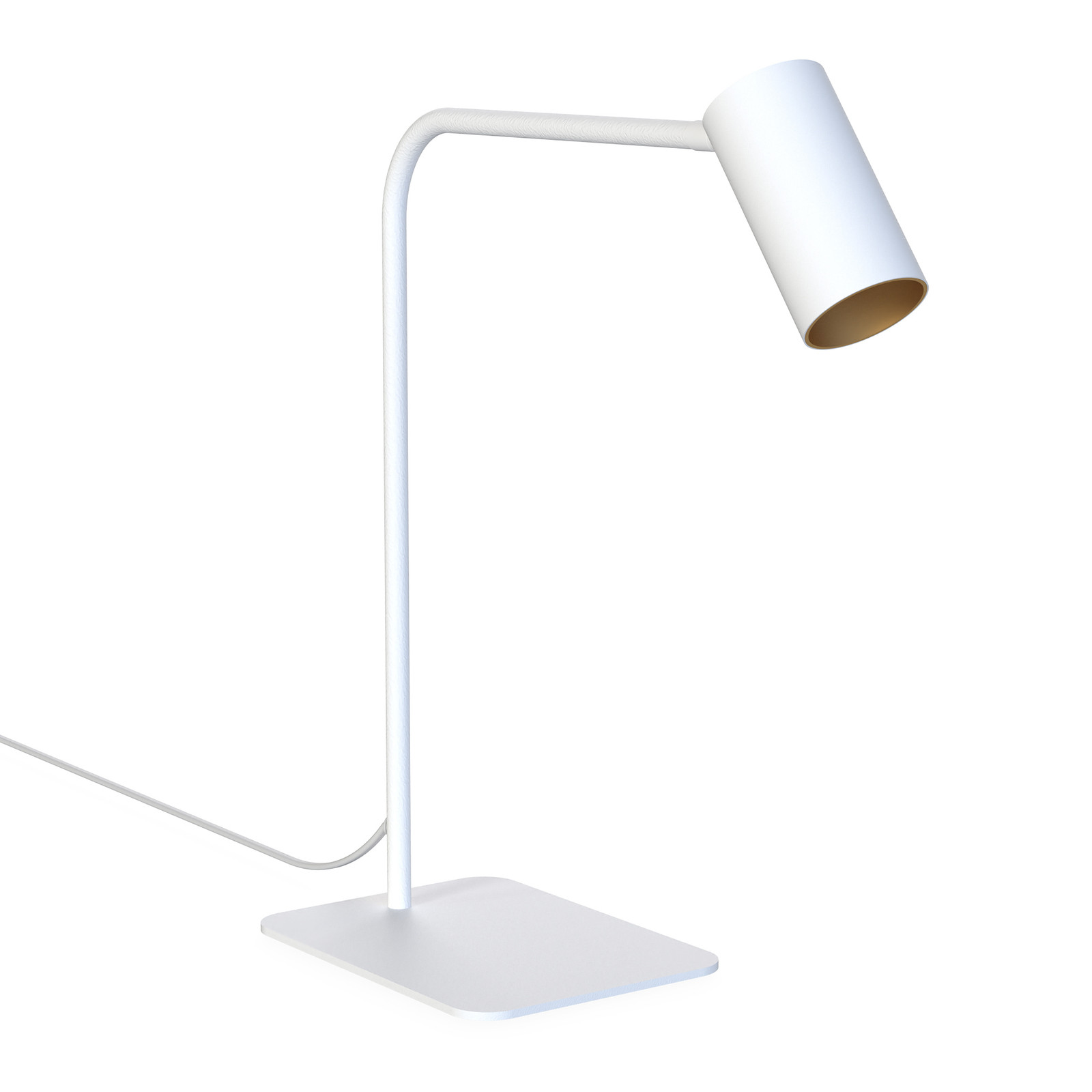 Lyora Kantoor tafellamp Mono wit metalen design