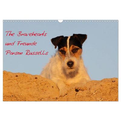 The Bravehearts und Freunde - Parson Russells (Wandkalender 2026 DIN A3 quer), CALVENDO Monatskalender