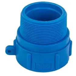 IBC Adapter S60x6 mit 2" AG Schraubkappe Deckel Tankdeckel Bradas IBCS60F-M200