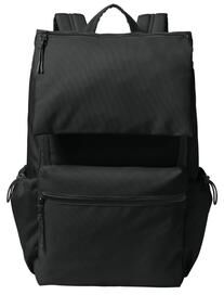 Port Authority BG940 Matte Oxford Backpack in Deep Black size OSFA   Denier Polyester