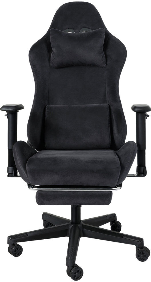 Metro Lane Adjustable Backrest-Height and Adjustable Height Game Chair Black 133cm H X 55cm W X 55cm D