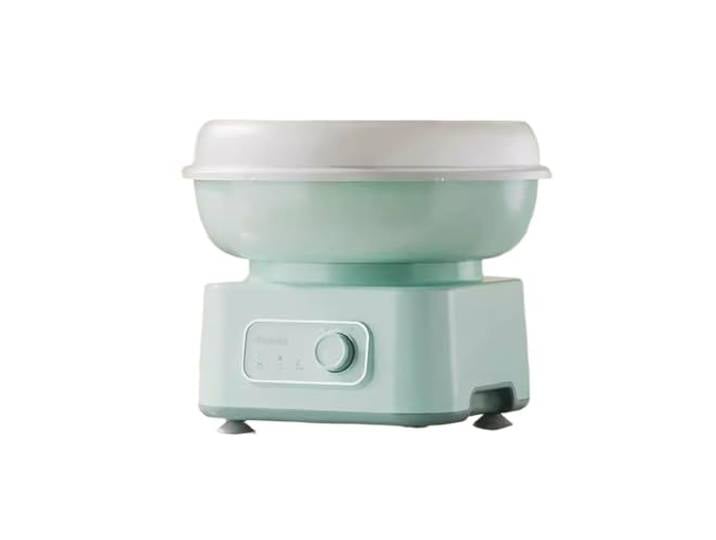 Zuckerwattemaschine Haushaltszuckerwattemaschine Mini Vollautomatische kommerzielle Zuckerwattemaschine handgefertigt Zuckerwatte-Hersteller(Green)