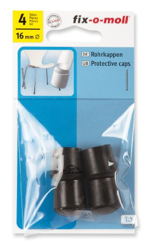 Fix-O-Moll beschermkapjes zwart, 4 stuks