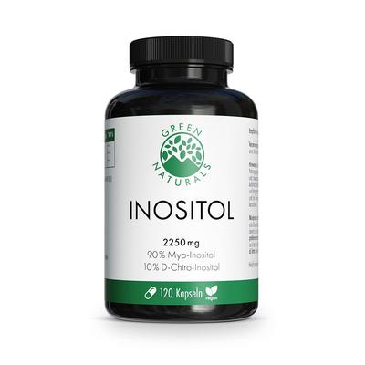 Green Naturals Myo-Inositol 2025mg & D-Chiro 225mg 120 St Kapseln