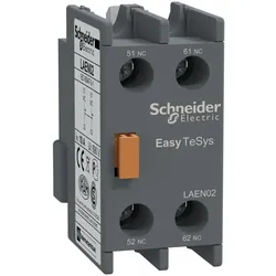 Schneider Electric LAEN02 Easy TeSys Hilfskontakt 2NC für Leistungsschütze und Relais