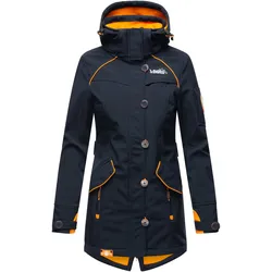 MARIKOO Damen Outdoor Softshell Jacke mit abnehmbarer Kapuze Soulinaa