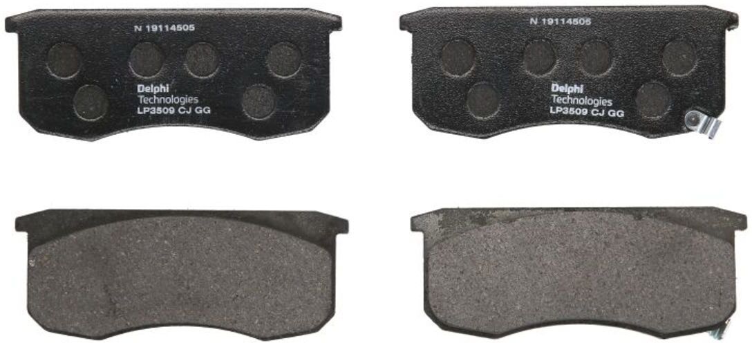 Bremsbelagsatz DELPHI LP3509,