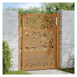 vidaXL, Gartenzaun, Qutarica (Blätterdesign)