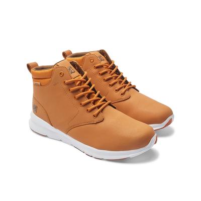 Stiefel DC SHOES "Mason 2", Herren, Gr. 10,5 (44), braun (wheat, turkish coffee), Obermaterial: Leder [Kuh] / Futter: Textil / Außensohle: Gummi., Schuhe Stiefel