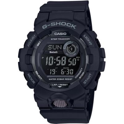 Smartwatch CASIO G-SHOCK "GBD-800", schwarz (schwarz, schwarz), Smartwatches, Herren, Smartwatch, Quarzuhr,Armbanduhr Herrenuhr,Schrittzähler,bis 20 bar wasserd.digital