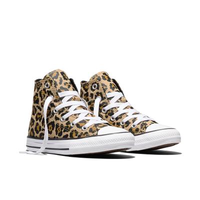 Sneaker CONVERSE "CHUCK TAYLOR ALL STAR", Mädchen, Gr. 27, Synthetik, braun (hay day, honey stick, schwarz), Textil, Schuhe Sneaker