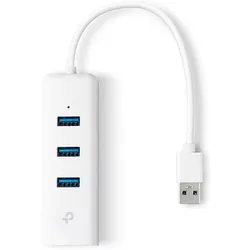 USB TP-LINK UE330 - USB 3.0 to Gigabit Ethernet Network Adapter with 3-Port USB 3.0 Hub
