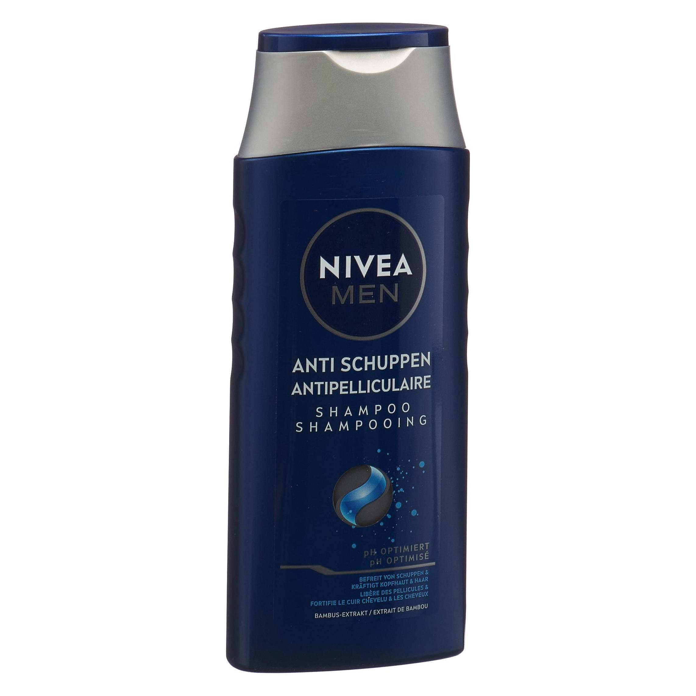 NIVEA MEN Anti-Schuppen pH-Optimal Shampoo (Flüssiges Shampoo, 250 ml) (81533-01000-55)