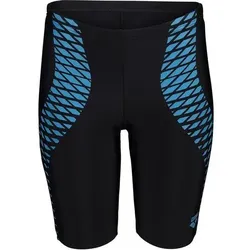 ARENA Kinder Tight BOY'S OPENINGS SWIM JAMMER, Größe 128 in Schwarz Schwarz