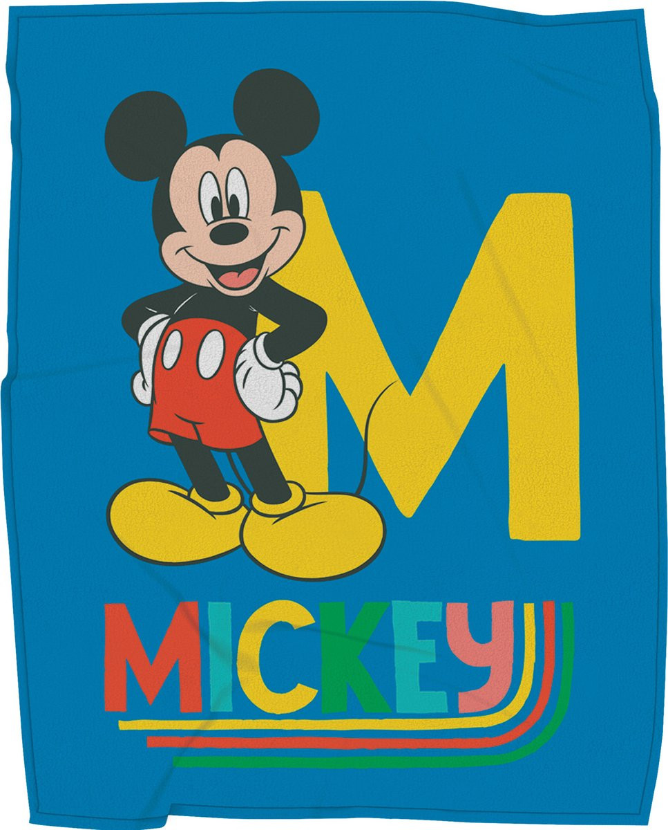 Disney Mickey Mouse Fleece deken Good Days - 110 x 140 cm - Polyester