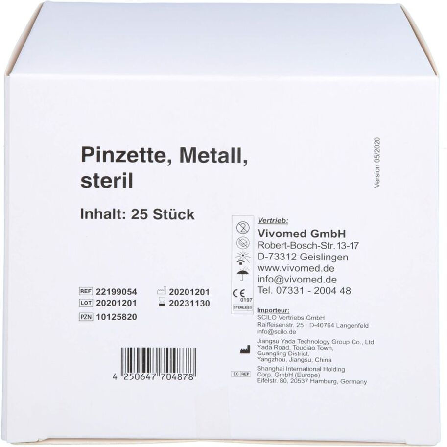 Pinzette Einmal Metall steril