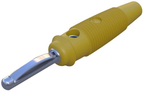 Hirschmann Test & Measurement VQ 30 Bananenstecker Stecker, gerade Stift-Ø: 4mm Gelb